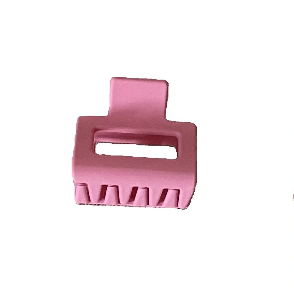 Cute Mini Pink Hair Claws For Girls Perfect For Half Ponytail Accessories